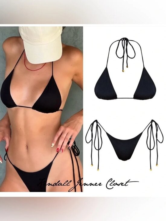 Sommer Swim Kaia Top and Milla Bottom Nero